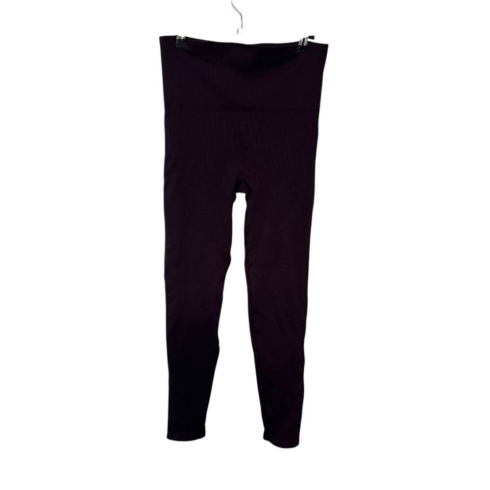 Spanx Look at Me Leggings Wine Color Women’s Size XL Stretchy Lounge - Picture 5 of 10